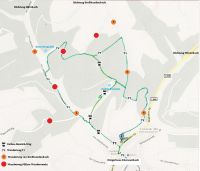 6 Wandern in Oberauerbach (Dollen-Henrich-Weg)Wanderweg wurde am 26. Maerz 2013  von der Stadtverwaltung Zweibruecken zerstoert